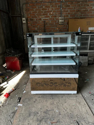 Stainless Steel Chat Display Counter